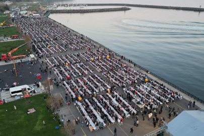 Tekirdağ'da 10 bin kişilik iftar
