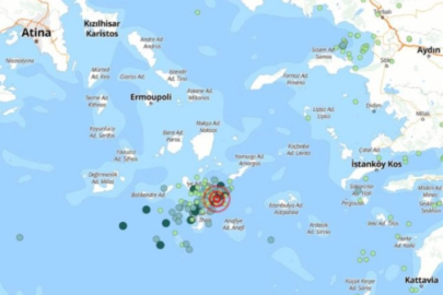 Ege'de 6 günde 450'nin üzerinde deprem